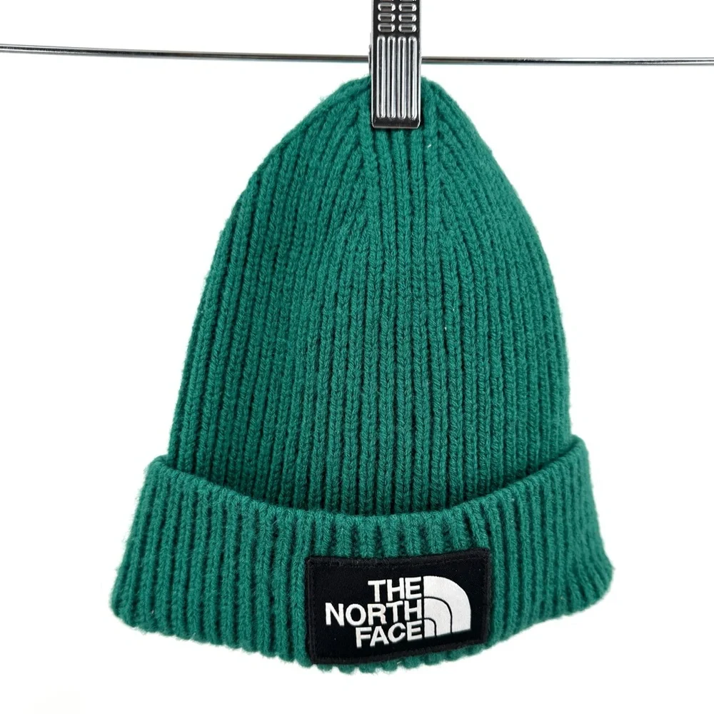 THE NORTH FACE Salty Lined Beanie Dark Green Unisex Size OS Regular